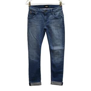 B4 NWT HUDSON Bacara Crop Straight Cuffed Jeans Size 25 $189